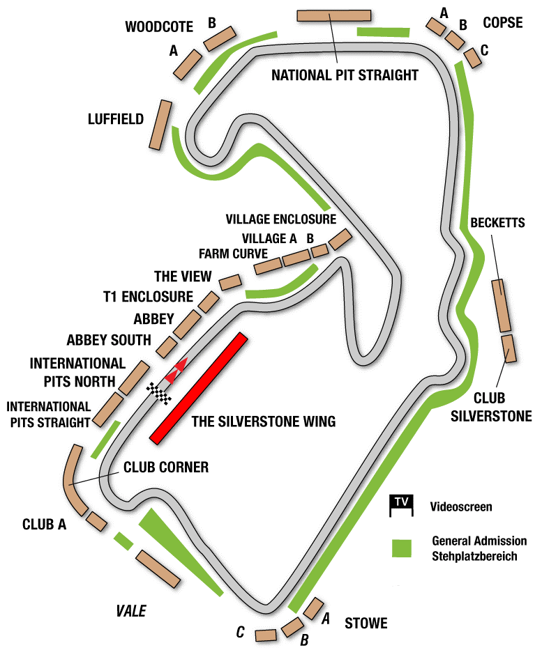 Tickets / Bilete Formula 1 Silverstone Anglia
