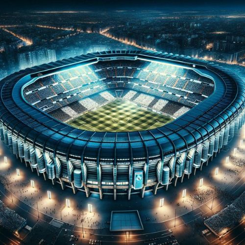 Stadionul Santiago Bernabeu al echipei Real Madrid