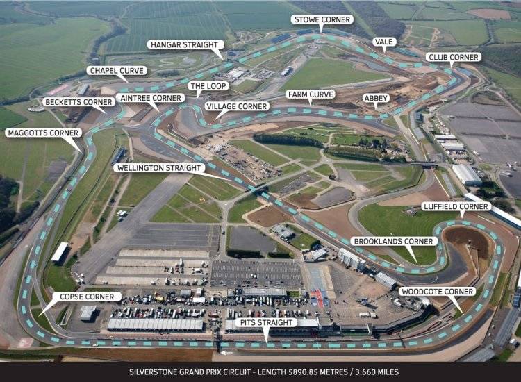 Tickets / Bilete Formula 1 Silverstone Anglia