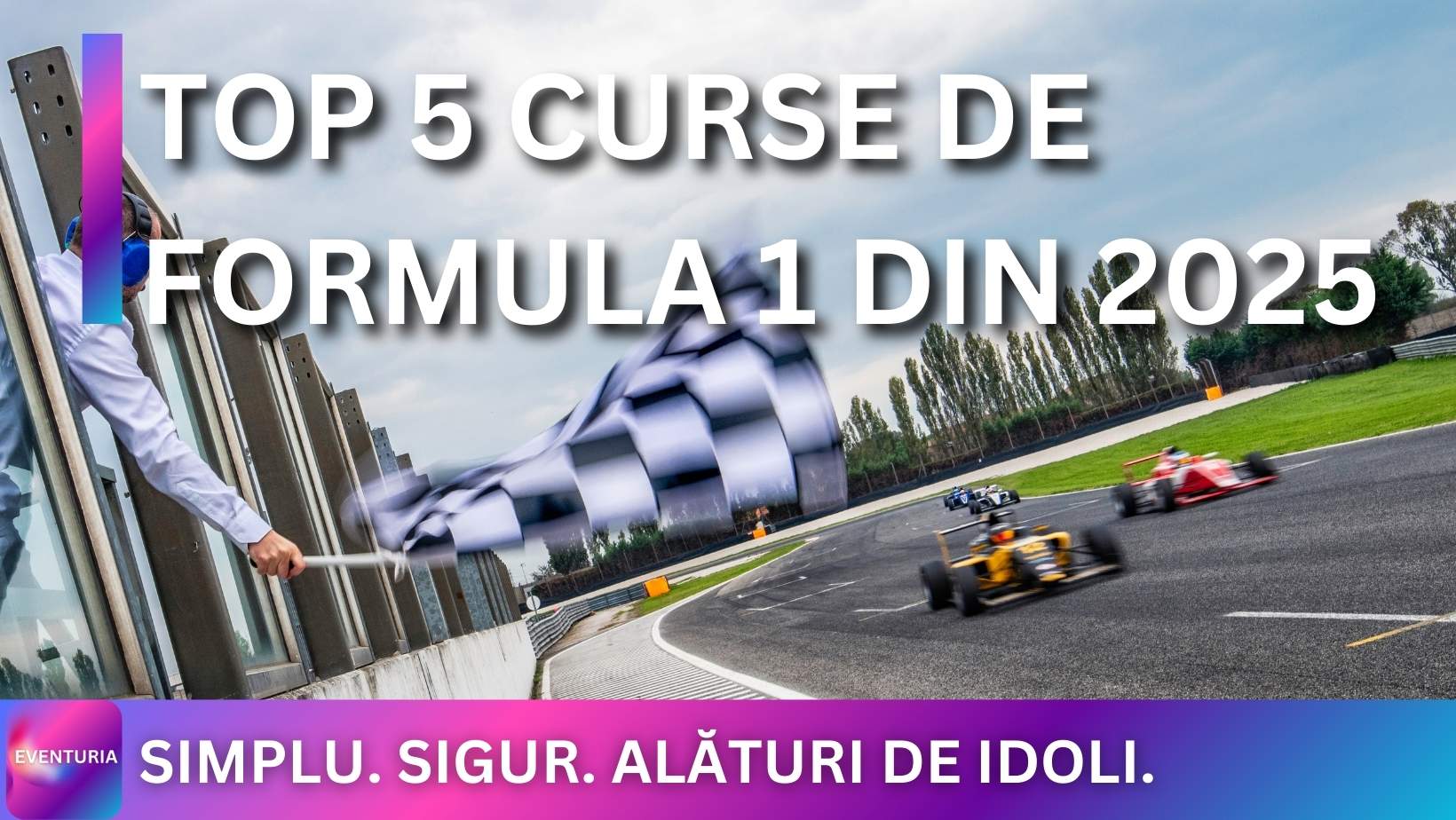 Mașini de formula 1 în cursă
